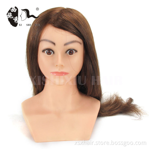 Wholesale indian hair Fiberglass Wig Mannequin Head